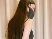 Ασιατικές κοκαλιάρικες μάσκες κορίτσι δονητή αυνανισμός