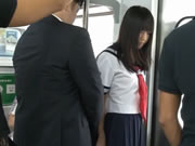 Ιαπωνία Γλυκός φοιτητής στο τρένο
